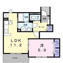 交通センター前駅 徒歩21分 1階の物件間取画像